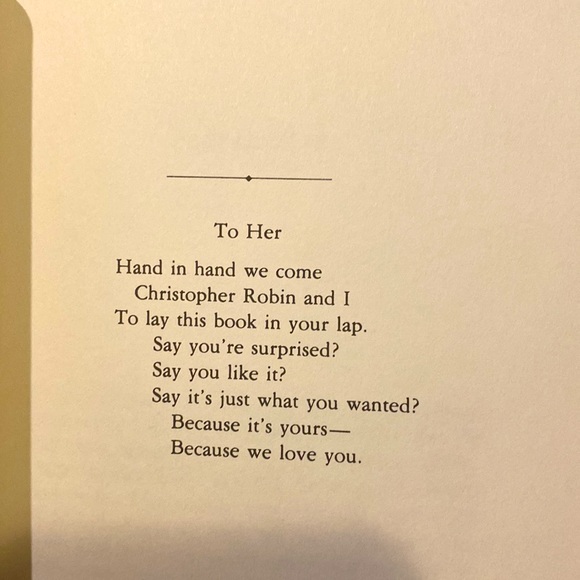 Winnie the Pooh Hardcover Book by A.A.Milne Illustrated by Ernest Shepard - Picture 6 of 7